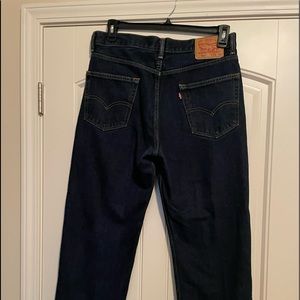 Like New Levi’s 550 Relaxed Fit Jeans Dark Wash 34x30 Waist 34 Length 30